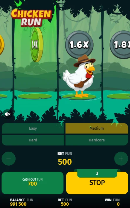 Chicken Run on mobile